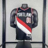 2023 NBA Trail Blazers Black HENDERERSON#00 Men Jersey Top Quality Hot Pressing Number And Name