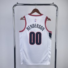 2023 NBA Trail Blazers White HENDERERSON#00 Men Jersey Top Quality Hot Pressing Number And Name