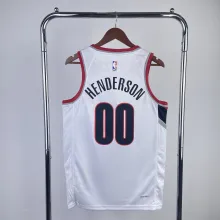 2023 NBA Trail Blazers White HENDERERSON#00 Men Jersey Top Quality Hot Pressing Number And Name