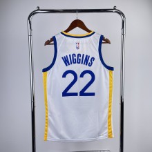 2023 NBA Golden State Warriors White WIGGINS#22 Men Jersey Top Quality Hot Pressing Number And Name