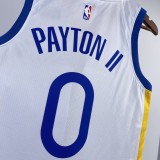 2023 NBA Golden State Warriors White PAYTON II#0 Men Jersey Top Quality Hot Pressing Number And Name