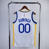 2023 NBA Golden State Warriors White KUMINGA#00 Men Jersey Top Quality Hot Pressing Number And Name