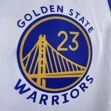 2023 NBA Golden State Warriors White GREEN#23 Men Jersey Top Quality Hot Pressing Number And Name