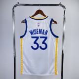 2023 NBA Golden State Warriors White WISEMAN#33 Men Jersey Top Quality Hot Pressing Number And Name