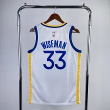 2023 NBA Golden State Warriors White WISEMAN#33 Men Jersey Top Quality Hot Pressing Number And Name