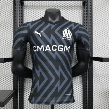23/24 Marseille Black Player 1:1 Quality Training Jersey（宝）