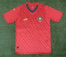 23/24 Morocco Home Red Fans 1:1 Quality Soccer Jersey