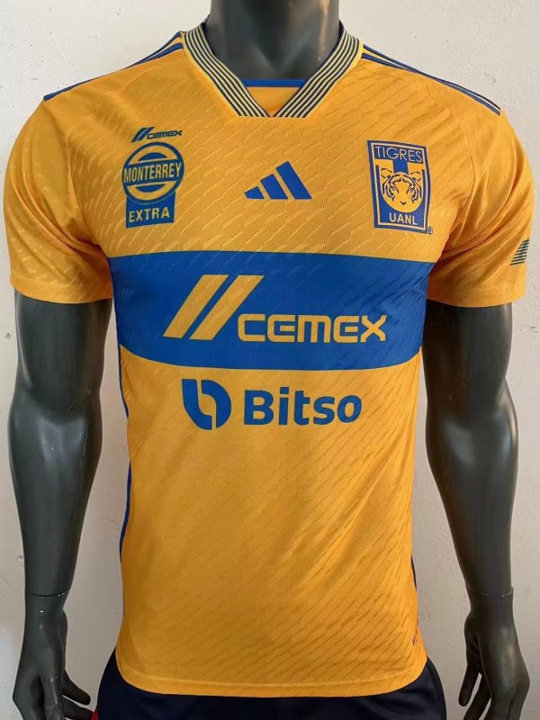23/24 Tiger Home Yellow Player 1:1 Quality Soccer Jersey