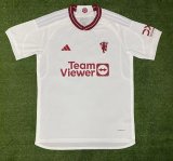23/24 Manchester United Third White Fans 1:1 Quality Soccer Jersey