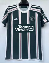 23/24 Manchester United Away Green Fans 1:1 Quality Soccer Jersey