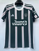 23/24 Manchester United Away Green Fans 1:1 Quality Soccer Jersey
