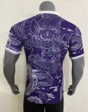 23/24 Real Madrid Purple Dragon Pattern Fans 1:1 Quality Soccer Jersey
