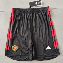 23/24 Manchester United Black  White 1:1 Quality Shorts