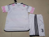 23/24 Juventus Away Kids Soccer Jersey