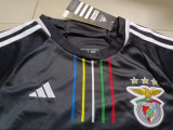 23/24 Benfica Away Black Kids 1:1 Quality Soccer Jersey