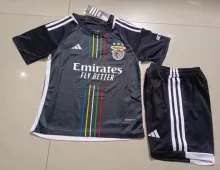 23/24 Benfica Away Black Kids 1:1 Quality Soccer Jersey