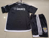 23/24 Benfica Away Black Kids 1:1 Quality Soccer Jersey