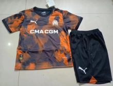 23/24 Marseille Third Kids 1:1 Quality Soccer Jersey