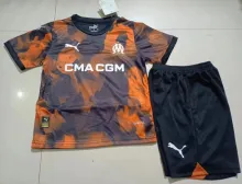 23/24 Marseille Third Kids 1:1 Quality Soccer Jersey