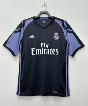 2016-2017 Retro Real Madrid Away Black 1:1 Quality Soccer Jersey