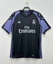 2016-2017 Retro Real Madrid Away Black 1:1 Quality Soccer Jersey
