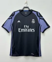 2016-2017 Retro Real Madrid Away Black 1:1 Quality Soccer Jersey