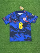 23/24 England Blue Fans Version 1:1 Quality Training Jersey