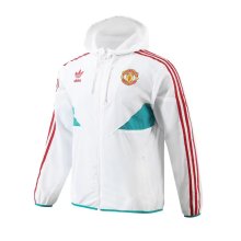 23/24 Manchester United White Windbreaker