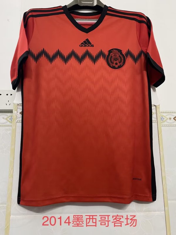 2014 Mexico Away 1:1 Quality Retro Soccer Jersey