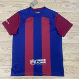 23/24 Barcelona Home Chest With New AD Fans 1:1 Quality Soccer Jersey