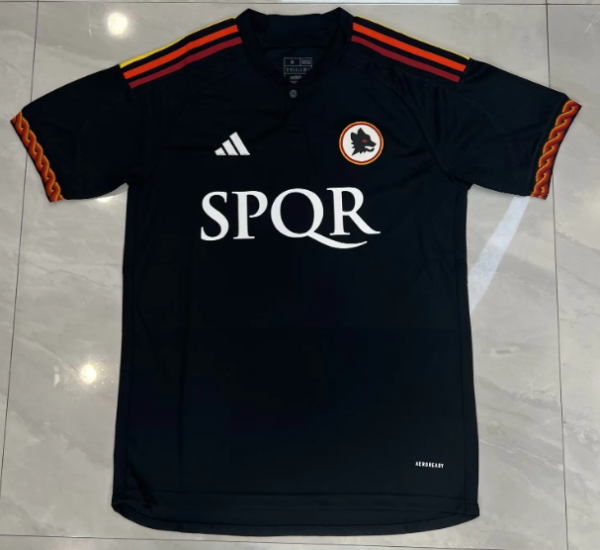 23/24 Roma Third  Fans 1:1 Quality Soccer Jersey