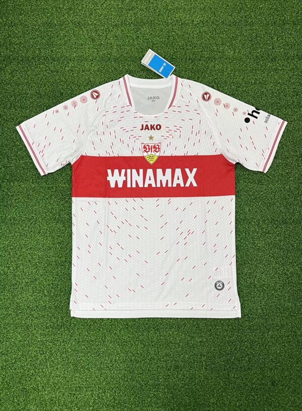 23/24 VfB Stuttgart Home White Fans 1:1 Quality Soccer Jersey