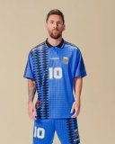 1994 Argentina Away Player 1:1 Quality Retro Soccer Jersey