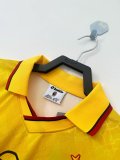 1995-1996 AC Milan Third Yellow Retro Soccer Jersey
