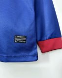 2012-2013 Barcelona Home Long Sleeve 1:1 Quality Retro Soccer Jersey