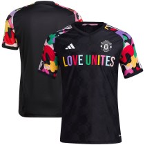 23/24 Manchester United Black Fans 1:1 Quality Love Unites Soccer Jersey