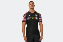 23/24 Arsenal Black Fans 1:1 Quality Love Unites Soccer Jersey