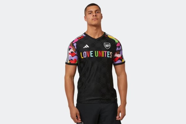 23/24 Arsenal Black Fans 1:1 Quality Love Unites Soccer Jersey