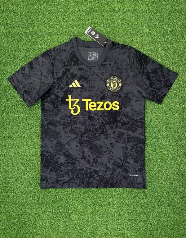 23/24 Manchester United Originals Stone Roses Icon Fans 1:1 Quality Pre-Match Soccer Jersey