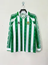 1995/1997 Real Betis Home Long Sleeve Fans 1:1 Quality Retro Soccer Jersey