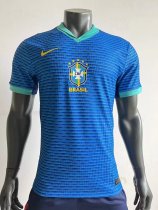 24/25 Brazil Away Blue Player  1:1 Quality Soccer Jersey