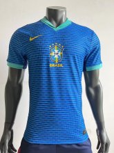 24/25 Brazil Away Blue Player  1:1 Quality Soccer Jersey