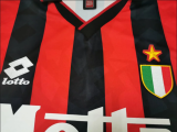 1993-1994 AC Milan Home 1:1 Quality Retro Soccer Jersey