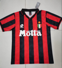 1993-1994 AC Milan Home 1:1 Quality Retro Soccer Jersey