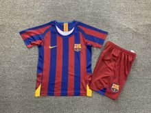 2005/2006 Barcelona Home 1:1 Kids Retro Soccer Jersey