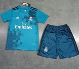 2017/18 Real Madrid Away 1:1 Kids Retro Soccer Jersey