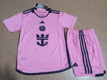 24/25 Inter Miami Home 1:1 Kids Soccer Jersey
