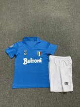 1987/1988 Napoli Home 1:1 Kids Retro Soccer Jersey
