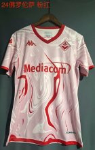 23/24 Fiorentina Pink Fans 1:1 Quality Soccer Jersey