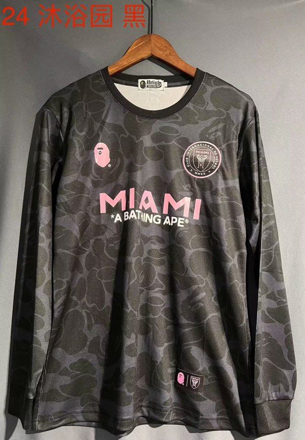 23/24 Inter Miami CF Long Sleeve Special Edition Fans 1:1 Quality Soccer Jersey